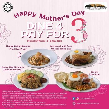 Kluang-Station-Mothers-Day-Promotion-350x350 - Beverages Food , Restaurant & Pub Johor Kedah Kelantan Kuala Lumpur Melaka Negeri Sembilan Pahang Penang Perak Perlis Promotions & Freebies Putrajaya Sabah Sarawak Selangor Terengganu 