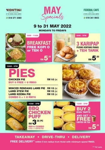 Kontiki-Restaurant-May-Special-1-350x497 - Beverages Food , Restaurant & Pub Kuala Lumpur Promotions & Freebies Selangor 