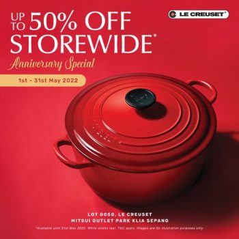 Le-Creuset-May-Anniversary-Sale-350x350 - Home & Garden & Tools Kitchenware Malaysia Sales Selangor 