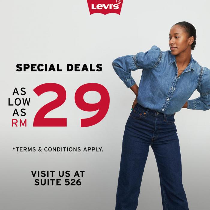 23 May 2022 Onward: Levi's Special Sale at Johor Premium Outlets -  