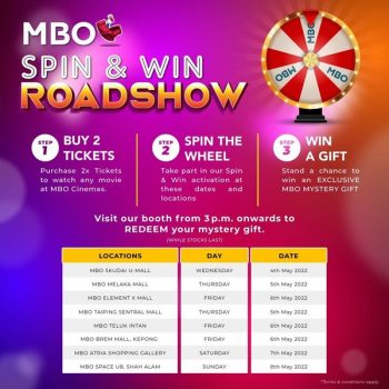 MBO-Cinema-Spin-Win-Roadshow-350x350 - Cinemas Events & Fairs Kuala Lumpur Movie & Music & Games Selangor 