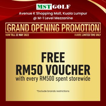 MST-Golf-Grand-Opening-Promotion-at-Avenue-K-3-350x350 - Golf Kuala Lumpur Promotions & Freebies Selangor Sports,Leisure & Travel 