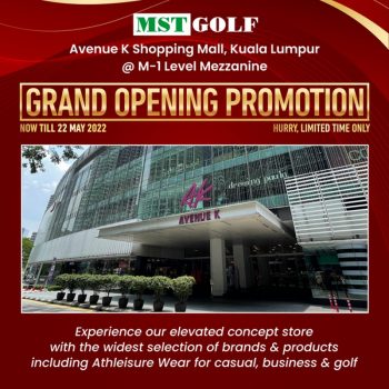 MST-Golf-Grand-Opening-Promotion-at-Avenue-K-350x350 - Golf Kuala Lumpur Promotions & Freebies Selangor Sports,Leisure & Travel 