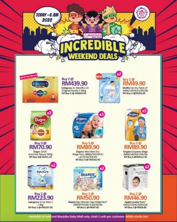 Manjaku-Incredible-Weekend-Promotion-350x438 - Baby & Kids & Toys Babycare Diapers Johor Kedah Kelantan Kuala Lumpur Melaka Negeri Sembilan Pahang Penang Perak Perlis Promotions & Freebies Putrajaya Sabah Sarawak Selangor Terengganu 