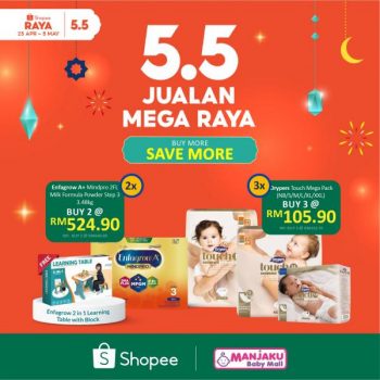 Manjaku-Shopee-5.5-Mega-Raya-Sale-1-350x350 - Baby & Kids & Parenting Babycare Johor Kedah Kelantan Kuala Lumpur Melaka Negeri Sembilan Online Store Pahang Penang Perak Perlis Promotions & Freebies Putrajaya Sabah Sarawak Selangor Terengganu 