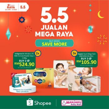 Manjaku-Shopee-5.5-Mega-Raya-Sale-1-350x350 - Baby & Kids & Toys Babycare Johor Kedah Kelantan Kuala Lumpur Melaka Negeri Sembilan Online Store Pahang Penang Perak Perlis Promotions & Freebies Putrajaya Sabah Sarawak Selangor Terengganu 