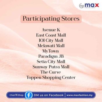 Max-Fashion-50-off-Sale-3-350x350 - Apparels Fashion Accessories Fashion Lifestyle & Department Store Johor Kedah Kelantan Kuala Lumpur Malaysia Sales Melaka Negeri Sembilan Pahang Penang Perak Perlis Putrajaya Sabah Sarawak Selangor Terengganu 