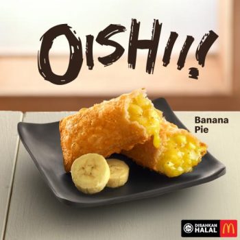 McDonalds-Banana-Pie-Promo-350x350 - Beverages Food , Restaurant & Pub Johor Kedah Kelantan Kuala Lumpur Melaka Negeri Sembilan Pahang Penang Perak Perlis Promotions & Freebies Putrajaya Sabah Sarawak Selangor Terengganu 
