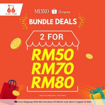 Mixxo-Shopee-6.6-Super-Shocking-Sale-1-350x350 - Apparels Fashion Accessories Fashion Lifestyle & Department Store Footwear Johor Kedah Kelantan Kuala Lumpur Malaysia Sales Melaka Negeri Sembilan Pahang Penang Perak Perlis Putrajaya Sabah Sarawak Selangor Terengganu 