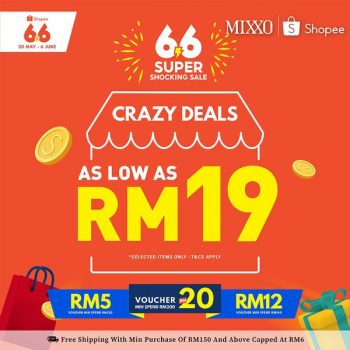 Mixxo-Shopee-6.6-Super-Shocking-Sale-350x350 - Apparels Fashion Accessories Fashion Lifestyle & Department Store Footwear Johor Kedah Kelantan Kuala Lumpur Malaysia Sales Melaka Negeri Sembilan Pahang Penang Perak Perlis Putrajaya Sabah Sarawak Selangor Terengganu 