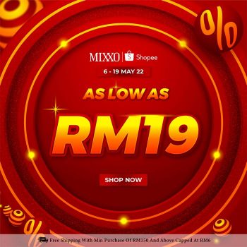 Mixxo-Shopee-May-Special-Promotion-350x350 - Apparels Fashion Accessories Fashion Lifestyle & Department Store Footwear Johor Kedah Kelantan Kuala Lumpur Melaka Negeri Sembilan Online Store Pahang Penang Perak Perlis Promotions & Freebies Putrajaya Sabah Sarawak Selangor Terengganu 