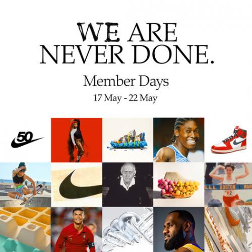 1722 May 2022 Nike Members Days Sale