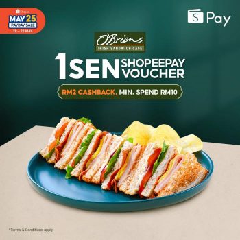 OBriens-ShopeePay-Voucher-Promotion-350x350 - Beverages Food , Restaurant & Pub Johor Kedah Kelantan Kuala Lumpur Melaka Negeri Sembilan Pahang Penang Perak Perlis Promotions & Freebies Putrajaya Sabah Sarawak Selangor Terengganu 