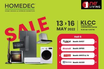 One-Living-HOMEDEC-KLCC-Sale-350x233 - Electronics & Computers Home Appliances Kitchen Appliances Kuala Lumpur Malaysia Sales Selangor 