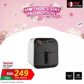 One-Living-Mothers-Day-Promotion-13-350x350 - Electronics & Computers Home Appliances Johor Kedah Kelantan Kitchen Appliances Kuala Lumpur Melaka Negeri Sembilan Online Store Pahang Penang Perak Perlis Promotions & Freebies Putrajaya Sabah Sarawak Selangor Terengganu 