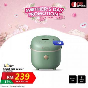 One-Living-Mothers-Day-Promotion-18-350x350 - Electronics & Computers Home Appliances Johor Kedah Kelantan Kitchen Appliances Kuala Lumpur Melaka Negeri Sembilan Online Store Pahang Penang Perak Perlis Promotions & Freebies Putrajaya Sabah Sarawak Selangor Terengganu 