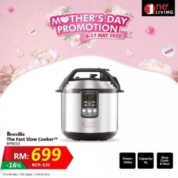 One-Living-Mothers-Day-Promotion-19-350x350 - Electronics & Computers Home Appliances Johor Kedah Kelantan Kitchen Appliances Kuala Lumpur Melaka Negeri Sembilan Online Store Pahang Penang Perak Perlis Promotions & Freebies Putrajaya Sabah Sarawak Selangor Terengganu 