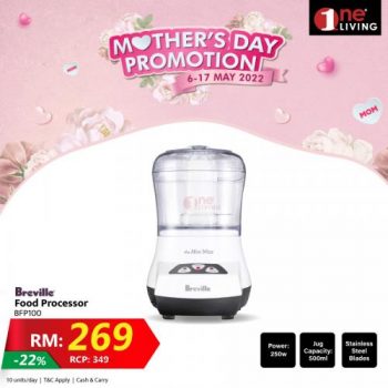 One-Living-Mothers-Day-Promotion-24-350x350 - Electronics & Computers Home Appliances Johor Kedah Kelantan Kitchen Appliances Kuala Lumpur Melaka Negeri Sembilan Online Store Pahang Penang Perak Perlis Promotions & Freebies Putrajaya Sabah Sarawak Selangor Terengganu 