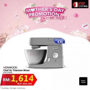 One-Living-Mothers-Day-Promotion-29-350x350 - Electronics & Computers Home Appliances Johor Kedah Kelantan Kitchen Appliances Kuala Lumpur Melaka Negeri Sembilan Online Store Pahang Penang Perak Perlis Promotions & Freebies Putrajaya Sabah Sarawak Selangor Terengganu 