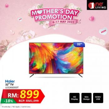 One-Living-Mothers-Day-Promotion-3-350x350 - Electronics & Computers Home Appliances Johor Kedah Kelantan Kitchen Appliances Kuala Lumpur Melaka Negeri Sembilan Online Store Pahang Penang Perak Perlis Promotions & Freebies Putrajaya Sabah Sarawak Selangor Terengganu 