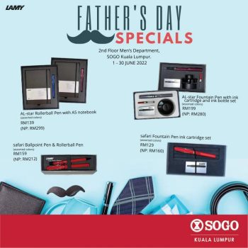 SOGO-LAMY-Fathers-Day-Promotion-350x350 - Kuala Lumpur Promotions & Freebies Selangor Supermarket & Hypermarket 