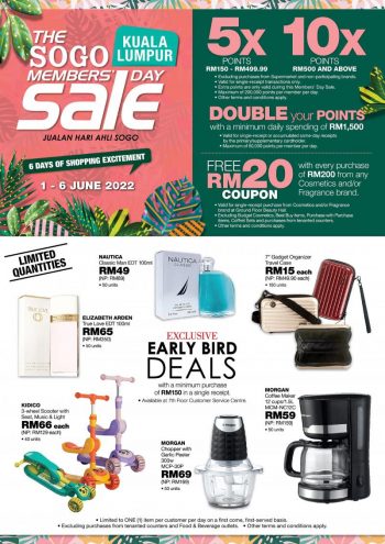 SOGO-Members-Day-Sale-Catalogue-350x495 - Kuala Lumpur Promotions & Freebies Selangor Supermarket & Hypermarket 