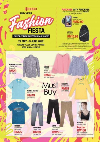 SOGO-Mid-Year-Fashion-Fiesta-Sale-350x495 - Apparels Fashion Accessories Fashion Lifestyle & Department Store Kuala Lumpur Malaysia Sales Selangor Supermarket & Hypermarket 