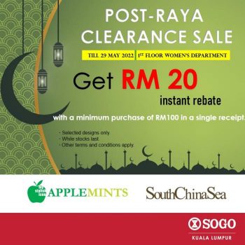 SOGO-Post-Raya-Clearance-Sale-350x350 - Kuala Lumpur Others Selangor Warehouse Sale & Clearance in Malaysia 