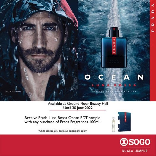 Now till 30 Jun 2022: SOGO Prada Ocean Luna Rossa Promo -  