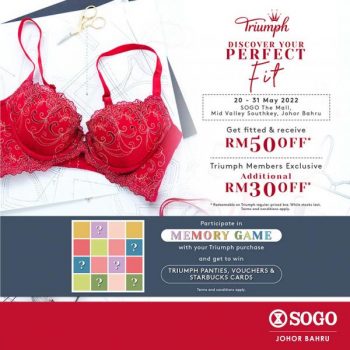SOGO-Triumph-Sale-350x350 - Fashion Accessories Fashion Lifestyle & Department Store Johor Lingerie Malaysia Sales Underwear 