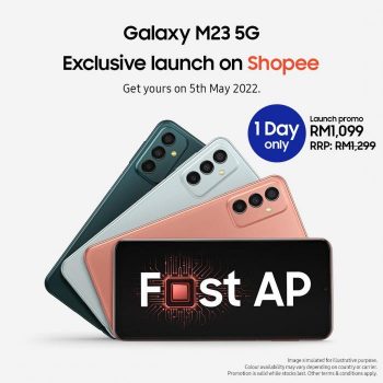 Samsung-Galaxy-M23-5G-Shopee-Exlusive-Launch-Promotion-350x350 - Electronics & Computers Johor Kedah Kelantan Kuala Lumpur Melaka Mobile Phone Negeri Sembilan Online Store Pahang Penang Perak Perlis Promotions & Freebies Putrajaya Sabah Sarawak Selangor Terengganu 