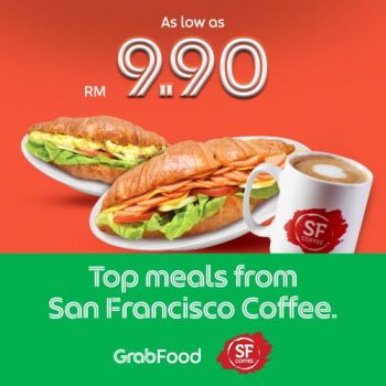 San-Francisco-Coffee-GrabFood-Promotion-350x350 - Beverages Food , Restaurant & Pub Johor Kedah Kelantan Kuala Lumpur Melaka Negeri Sembilan Pahang Penang Perak Perlis Promotions & Freebies Putrajaya Sabah Sarawak Selangor Terengganu 