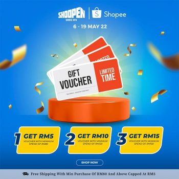 Shoopen-Shopee-May-Special-Promotion-1-350x350 - Fashion Accessories Fashion Lifestyle & Department Store Footwear Johor Kedah Kelantan Kuala Lumpur Melaka Negeri Sembilan Pahang Penang Perak Perlis Promotions & Freebies Putrajaya Sabah Sarawak Selangor Terengganu 
