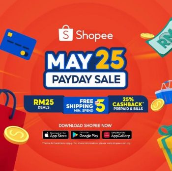 Shopee-May-25-PayDay-Sale-350x349 - Johor Kedah Kelantan Kuala Lumpur Malaysia Sales Melaka Negeri Sembilan Others Pahang Penang Perak Perlis Putrajaya Sabah Sarawak Selangor Terengganu 