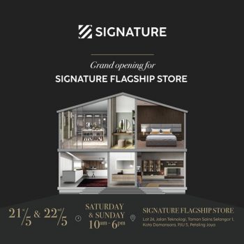 Signature-Flagship-Store-Opening-350x350 - Beddings Building Materials Dinnerware Home & Garden & Tools Promotions & Freebies Selangor 