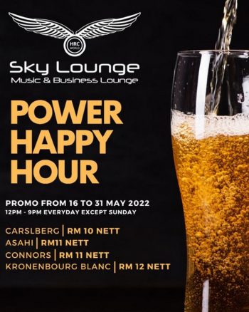 Sky-Lounge-Happy-Hour-Promotion-350x438 - Beverages Food , Restaurant & Pub Kuala Lumpur Promotions & Freebies Selangor 