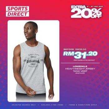 Sports-Direct-Extra-20-off-Deal-1-350x350 - Apparels Fashion Accessories Fashion Lifestyle & Department Store Footwear Johor Kedah Kelantan Kuala Lumpur Melaka Negeri Sembilan Pahang Penang Perak Perlis Promotions & Freebies Putrajaya Sabah Sarawak Selangor Sportswear Terengganu 