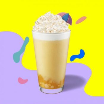 Starbucks-Mango-On-The-Beach-Frappuccino-Promo-350x349 - Beverages Food , Restaurant & Pub Johor Kedah Kelantan Kuala Lumpur Melaka Negeri Sembilan Pahang Penang Perak Perlis Promotions & Freebies Putrajaya Sabah Sarawak Selangor Terengganu 