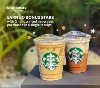 Starbucks-Rewards-Earn-50-Bonus-Stars-Promotion-350x307 - Beverages Food , Restaurant & Pub Johor Kedah Kelantan Kuala Lumpur Melaka Negeri Sembilan Pahang Penang Perak Perlis Promotions & Freebies Putrajaya Sabah Sarawak Selangor Terengganu 