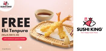 Sushi-King-Free-Ebi-Tempura-Deal-with-OCBC-350x169 - Bank & Finance Beverages Food , Restaurant & Pub Johor Kedah Kelantan Kuala Lumpur Melaka Negeri Sembilan OCBC Bank Pahang Penang Perak Perlis Promotions & Freebies Putrajaya Sabah Sarawak Selangor Terengganu 