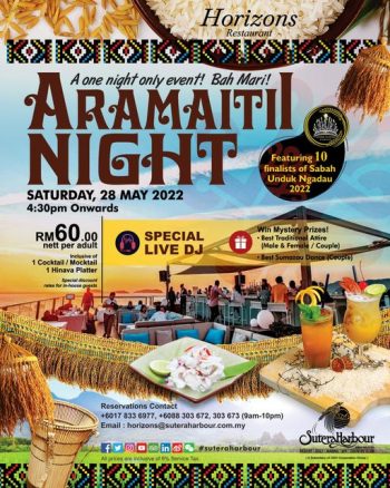 Sutera-Harbour-Resort-Aramaiti-Night-Promo-350x438 - Events & Fairs Others Sabah 