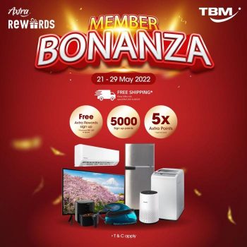 TBM-Member-Bonanza-May-Exclusive-Promotion-350x350 - Computer Accessories Electronics & Computers Home Appliances IT Gadgets Accessories Johor Kedah Kelantan Kitchen Appliances Kuala Lumpur Melaka Negeri Sembilan Pahang Penang Perak Perlis Promotions & Freebies Putrajaya Sabah Sarawak Selangor Terengganu 