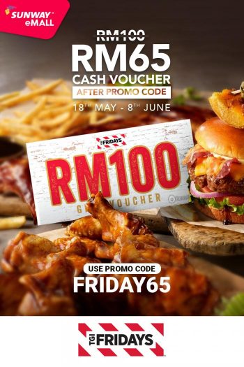 TGI-Fridays-Cash-E-Voucher-Promotion-at-Sunway-Pyramid-350x525 - Beverages Food , Restaurant & Pub Johor Kedah Kelantan Kuala Lumpur Melaka Negeri Sembilan Pahang Penang Perak Perlis Promotions & Freebies Putrajaya Sabah Sarawak Selangor Terengganu 