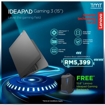 TMT-IDEAPAD-Gaming-3-Deal-5-350x350 - Electronics & Computers IT Gadgets Accessories Johor Kedah Kelantan Kuala Lumpur Laptop Melaka Negeri Sembilan Online Store Pahang Penang Perak Perlis Promotions & Freebies Putrajaya Sabah Sarawak Selangor Terengganu 