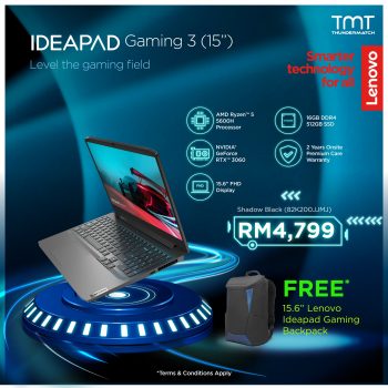 TMT-IDEAPAD-Gaming-3-Deal-6-350x350 - Electronics & Computers IT Gadgets Accessories Johor Kedah Kelantan Kuala Lumpur Laptop Melaka Negeri Sembilan Online Store Pahang Penang Perak Perlis Promotions & Freebies Putrajaya Sabah Sarawak Selangor Terengganu 