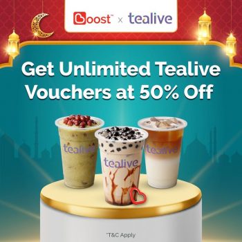 Tealive-Boost-Promo-350x350 - Beverages Food , Restaurant & Pub Johor Kedah Kelantan Kuala Lumpur Melaka Negeri Sembilan Pahang Penang Perak Perlis Promotions & Freebies Putrajaya Sabah Sarawak Selangor Terengganu 
