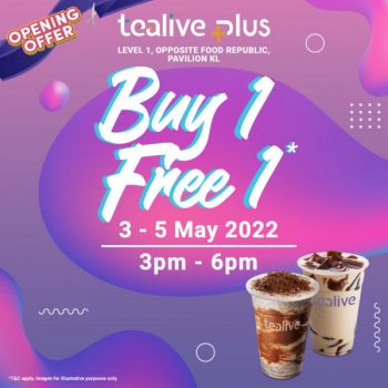 Tealive-Plus-Pavilion-KL-Opening-Promotion-350x350 - Beverages Food , Restaurant & Pub Kuala Lumpur Promotions & Freebies Selangor 