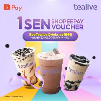 Tealive-ShopeePay-Drink-@-RM4-Promotion-350x350 - Beverages Food , Restaurant & Pub Johor Kedah Kelantan Kuala Lumpur Melaka Negeri Sembilan Pahang Penang Perak Perlis Promotions & Freebies Putrajaya Sabah Sarawak Selangor Terengganu 