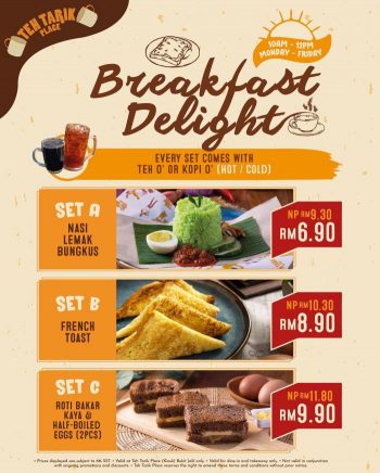 Teh-Tarik-Place-Breakfast-Delight-Promotion-at-Pavillion-Bukit-Jalil-350x436 - Beverages Food , Restaurant & Pub Kuala Lumpur Promotions & Freebies Selangor 