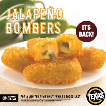 Texas-Chicken-Jalapeno-Bombers-Deal-350x350 - Beverages Food , Restaurant & Pub Johor Kedah Kelantan Kuala Lumpur Melaka Negeri Sembilan Pahang Penang Perak Perlis Promotions & Freebies Putrajaya Sabah Sarawak Selangor Terengganu 